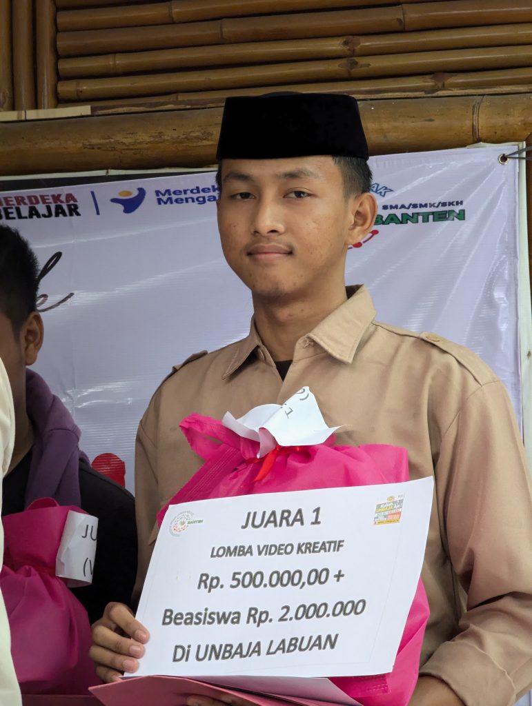 Siswa SMA Riyadhussholihiin Raih Juara 1 Lomba Membuat Film Pendek Se-Provinsi Banten